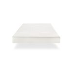 Colchón Viscoplus de alta gama sobre base de cama, con diseño ergonómico y superficie viscoelástica; ideal para ofrecer máximo confort y adaptabilidad al cuerpo.